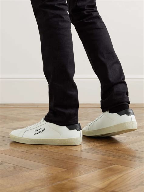 saint laurent court classic sneakers.